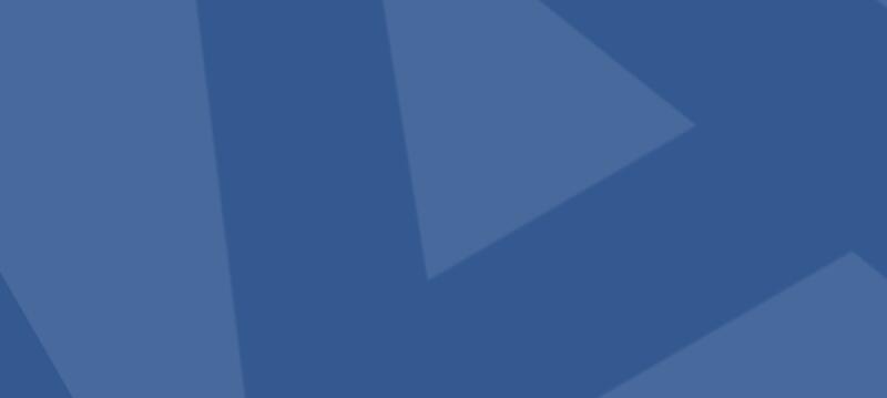 The image shows an abstract geometric pattern in various shades of blue.